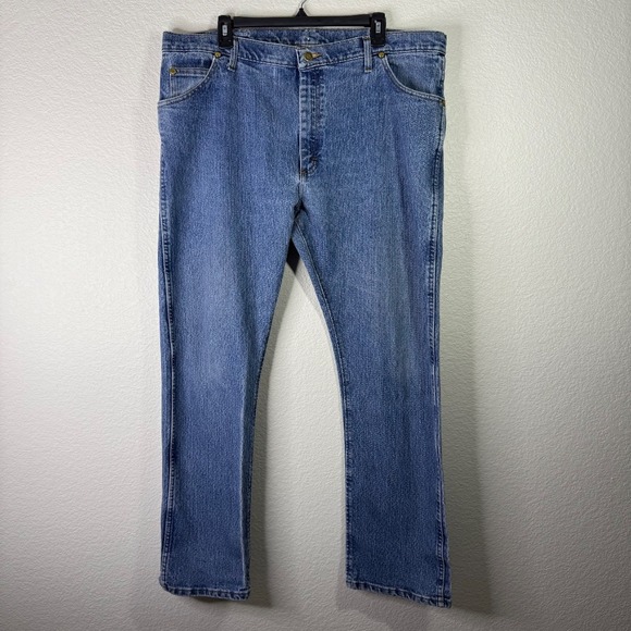 Wrangler Jeans Relaxed Fit‎ Denim Pants Classic Blue Jeans 40x32 - Picture 1 of 7